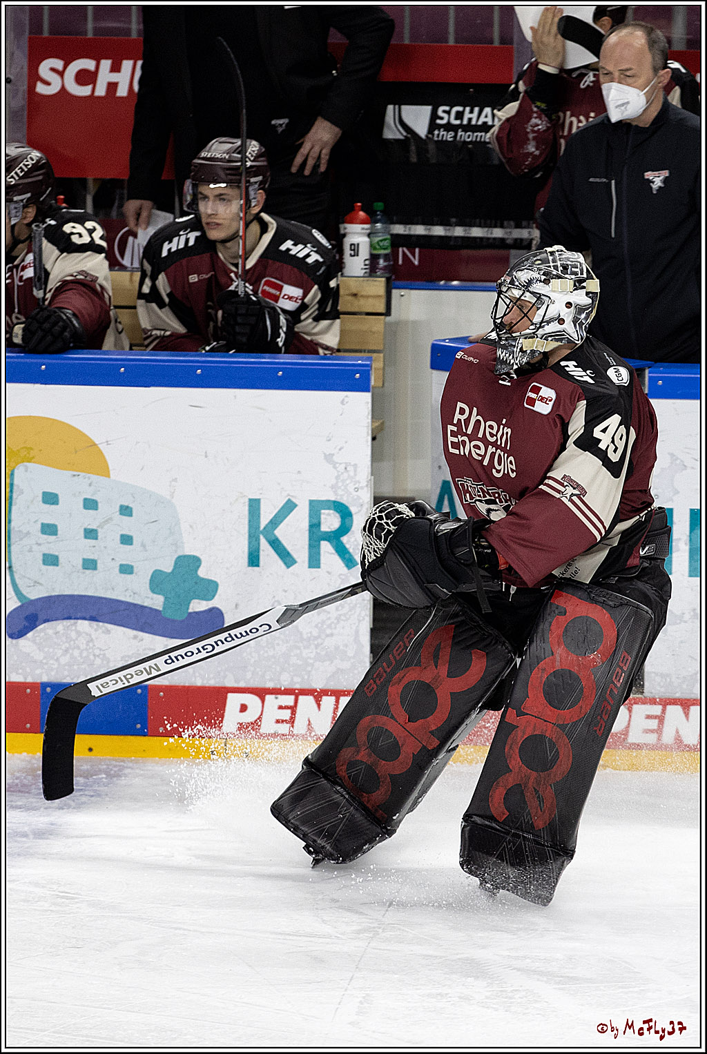 PENNY DEL;  Koelner Haie - Augsburger Panther; Koeln, 05.04.2021